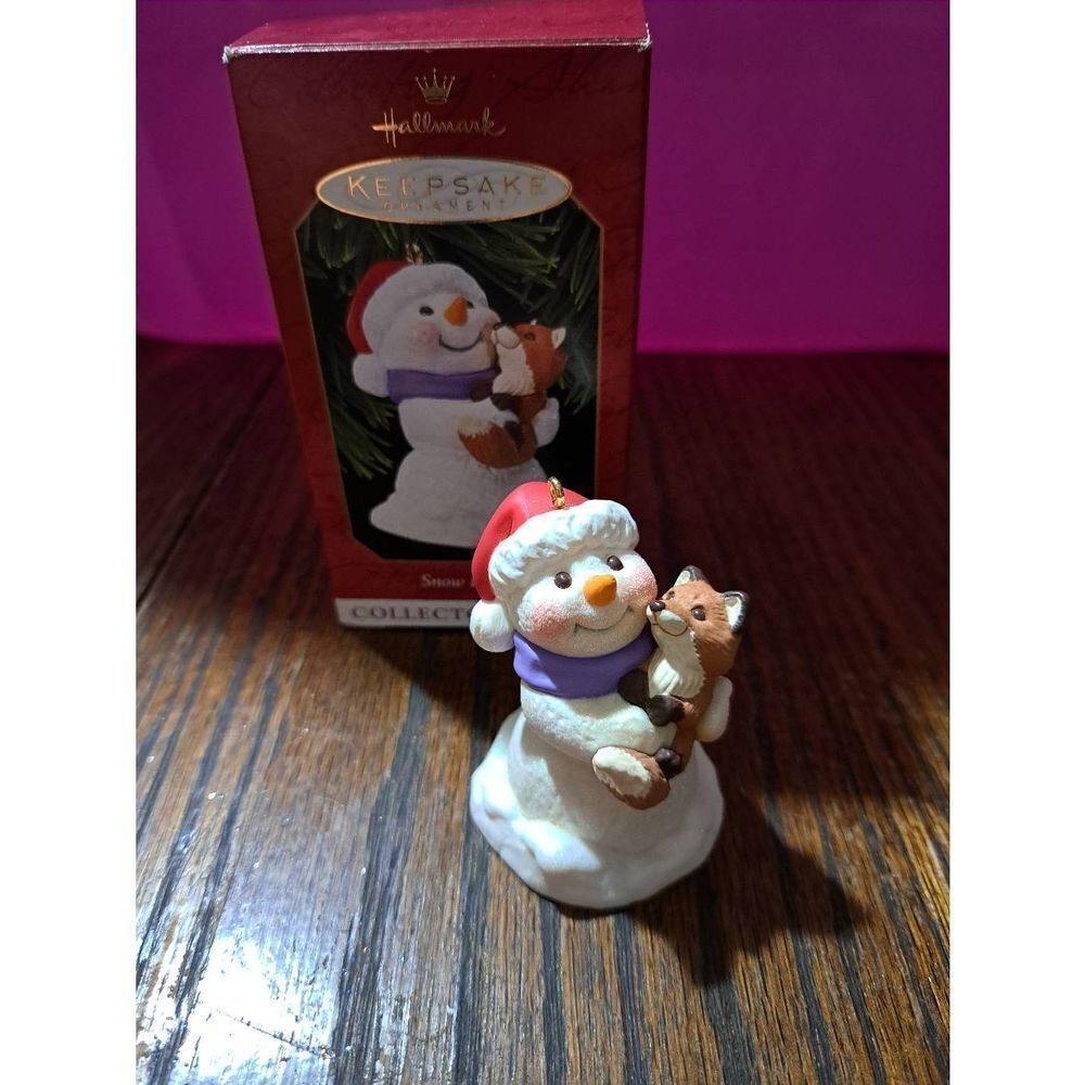 Vintage 1999 Hallmark Keepsake Snow Buddies #2 Christmas Holiday Tree Ornament